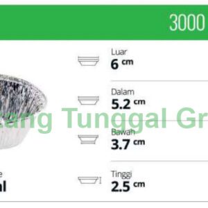 Aluminium Tray Bulat